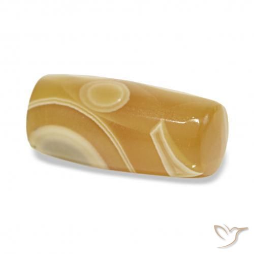 Agate Gemstone in 16.2 x 7.8 mm Size for Sale, Agate Stone in Multicolor Color