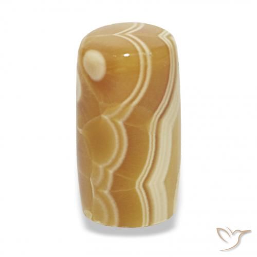 8.39 ct Multicolor Agate Gemstone, Agate Gem in Barrel / Full-Round Shape for Sale.