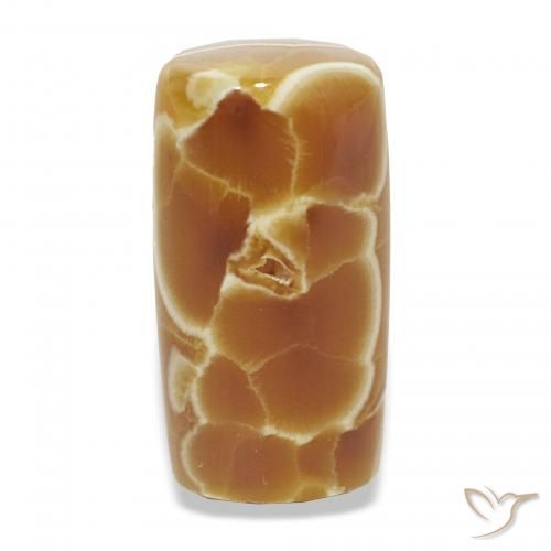 19.36 ct Multicolor Agate Gemstone, Agate Gem in Barrel / Full-Round Shape for Sale.