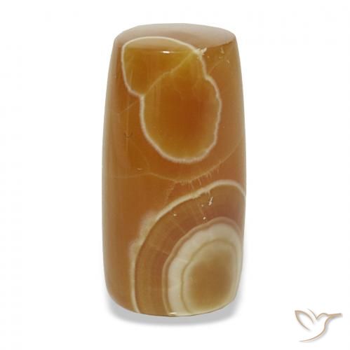 11.47 ct Multicolor Agate Gemstone, Agate Gem in Barrel / Full-Round Shape for Sale.