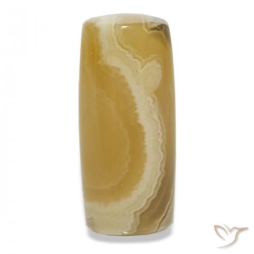 16.55 ct Multicolor Agate Gemstone, Agate Gem in Barrel / Full-Round Shape for Sale.