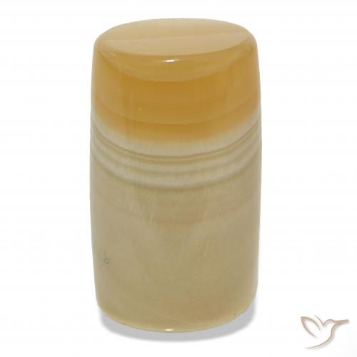 60.40 ct Multicolor Agate Gemstone, Agate Gem in Barrel / Full-Round Shape for Sale.