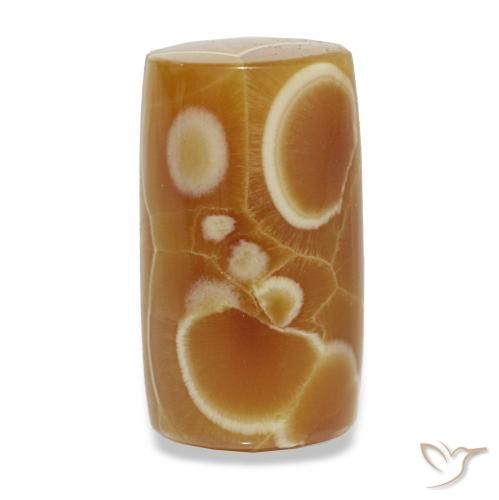 17.70 ct Multicolor Agate Gemstone, Agate Gem in Barrel / Full-Round Shape for Sale.