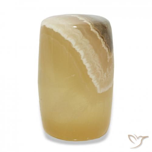 23.72 ct Multicolor Agate Gemstone, Agate Gem in Barrel / Full-Round Shape for Sale.