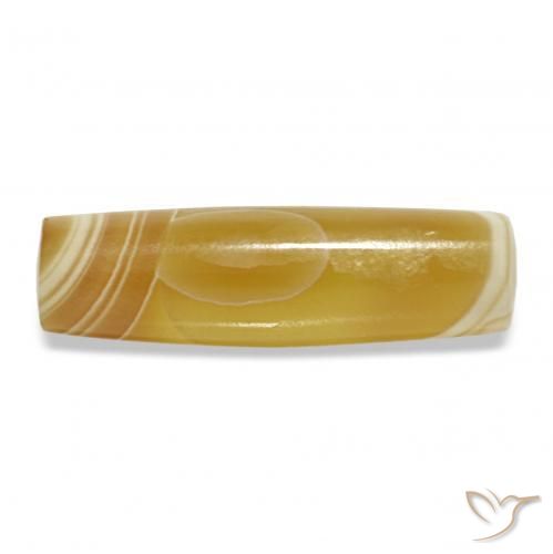 7.23 ct Multicolor Agate Stone, Natural Agate in Barrel / Full-Round Shape for Sale