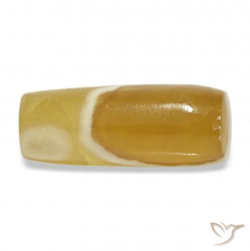 6.73 ct Multicolor Agate Stone, Natural Agate in Barrel / Full-Round Shape for Sale