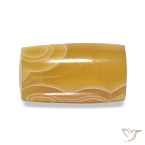 12.19 ct Multicolor Agate Stone, Natural Agate in Barrel / Full-Round Shape for Sale