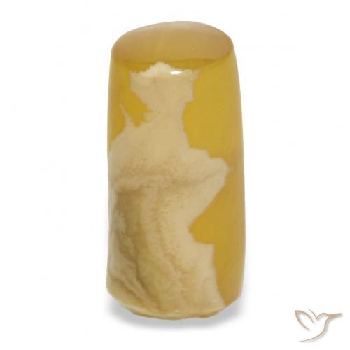 4.31 ct Multicolor Agate Gemstone, Agate Gem in Barrel / Full-Round Shape for Sale.