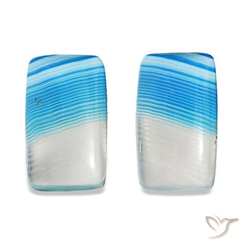 12.70ctw Multicolor Agate, Baguette, Transparent