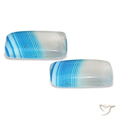 Agate Gemstones in 16 x 9.5 mm Size for Sale, Agate Stones in Multicolor Color