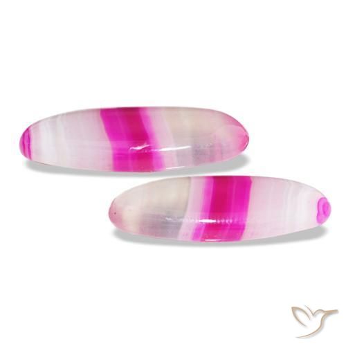 Agate Gemstones in 27.7 x 10.7 mm Size for Sale, Agate Stones in Multicolor Color