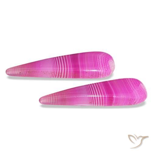 Agate Gemstones in 33.1 x 11.7 mm Size for Sale, Agate Stones in Multicolor Color