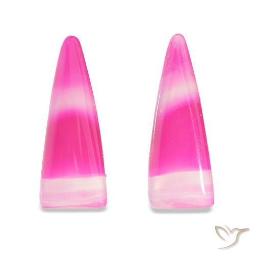 15.86 ctw Multicolor Agate Gemstones, Agate Gems in Trillion Cabochon Shape for Sale.