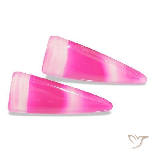 15.86 ctw Multicolor Agate Stones, Natural Agate in Trillion Cabochon Shape for Sale