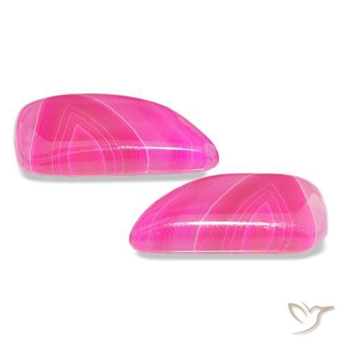 Agate Gemstones in 20.7 x 11.4 mm Size for Sale, Agate Stones in Multicolor Color