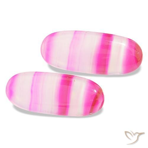 23.00 ctw Multicolor Agate Stones, Natural Agate in Oval Cabochon Shape for Sale