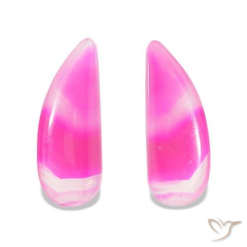 17.57 ctw Multicolor Agate Gemstones, Agate Gems in Fancy Cabochon Shape for Sale.