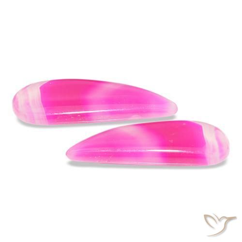 Agate Gemstones in 26.8 x 10.2 mm Size for Sale, Agate Stones in Multicolor Color