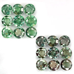 1.22 ct Multicolor Alexandrite Gemstone, Alexandrite Gem in Round Facet Shape for Sale.