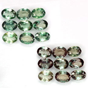 1.42 ct Multicolor Alexandrite Gemstone, Alexandrite Gem in Oval Facet Shape for Sale.
