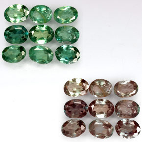 1.64 ct Multicolor Alexandrite Gemstone, Alexandrite Gem in Oval Facet Shape for Sale.