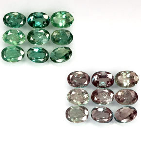1.27 ct Multicolor Alexandrite Gemstone, Alexandrite Gem in Oval Facet Shape for Sale.