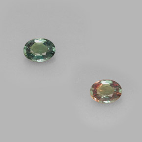 0.18 ct Multicolor Alexandrite Gemstone, Alexandrite Gem in Oval Facet Shape for Sale.