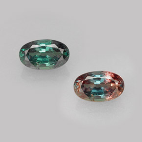 0.82 ct Multicolor Alexandrite Gemstone, Alexandrite Gem in Oval Facet Shape for Sale.
