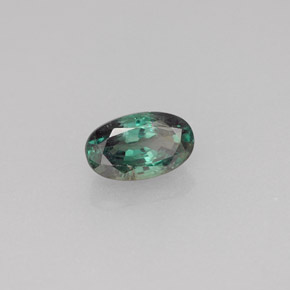0.82 ct Multicolor Alexandrite Stone, Natural Alexandrite in Oval Facet Shape for Sale