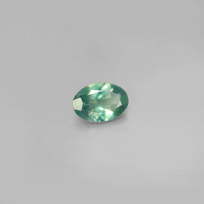 0.41 ct Multicolor Alexandrite Stone, Natural Alexandrite in Oval Facet Shape for Sale