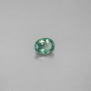 0.38 ct Multicolor Alexandrite Stone, Natural Alexandrite in Oval Facet Shape for Sale