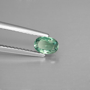 0.46 ct Multicolor Alexandrite Stone, Natural Alexandrite in Oval Facet Shape for Sale