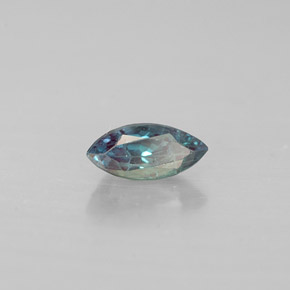 0.43 ct Multicolor Alexandrite Stone, Natural Alexandrite in Marquise Facet Shape for Sale