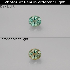 0.29 ct Multicolor Alexandrite Gemstone, Alexandrite Gem in Oval Facet Shape for Sale.