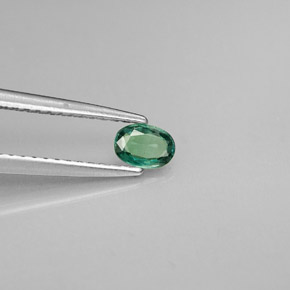 0.25 ct Multicolor Alexandrite Stone, Natural Alexandrite in Oval Facet Shape for Sale
