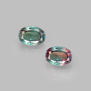0.28 ct Multicolor Alexandrite Gemstone, Alexandrite Gem in Oval Facet Shape for Sale.