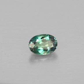 0.33 ct Multicolor Alexandrite Stone, Natural Alexandrite in Oval Facet Shape for Sale