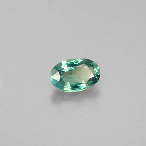 0.32 ct Multicolor Alexandrite Stone, Natural Alexandrite in Oval Facet Shape for Sale