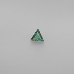 0.12 ct Multicolor Alexandrite Stone, Natural Alexandrite in Trillion Facet Shape for Sale