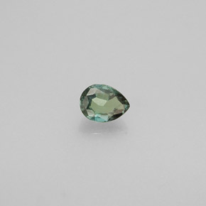 0.13 ct Multicolor Alexandrite Stone, Natural Alexandrite in Pear Facet Shape for Sale