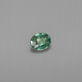 0.12 ct Multicolor Alexandrite Stone, Natural Alexandrite in Oval Facet Shape for Sale