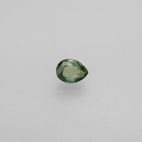 0.12 ct Multicolor Alexandrite Stone, Natural Alexandrite in Pear Facet Shape for Sale
