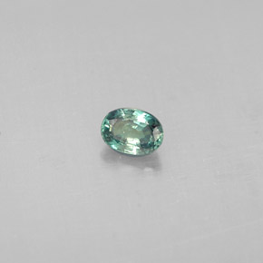 0.14 ct Multicolor Alexandrite Stone, Natural Alexandrite in Oval Facet Shape for Sale