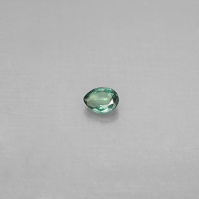 0.09 ct Multicolor Alexandrite Stone, Natural Alexandrite in Pear Facet Shape for Sale