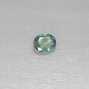 0.18 ct Multicolor Alexandrite Stone, Natural Alexandrite in Oval Facet Shape for Sale