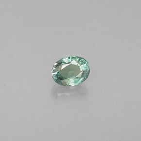 0.19 ct Multicolor Alexandrite Stone, Natural Alexandrite in Oval Facet Shape for Sale