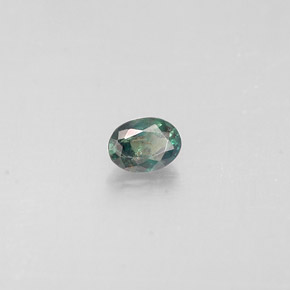 0.14 ct Multicolor Alexandrite Stone, Natural Alexandrite in Oval Facet Shape for Sale