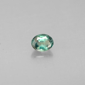 0.15 ct Multicolor Alexandrite Stone, Natural Alexandrite in Oval Facet Shape for Sale
