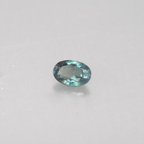 0.13 ct Multicolor Alexandrite Stone, Natural Alexandrite in Oval Facet Shape for Sale