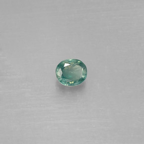0.14 ct Multicolor Alexandrite Stone, Natural Alexandrite in Oval Facet Shape for Sale
